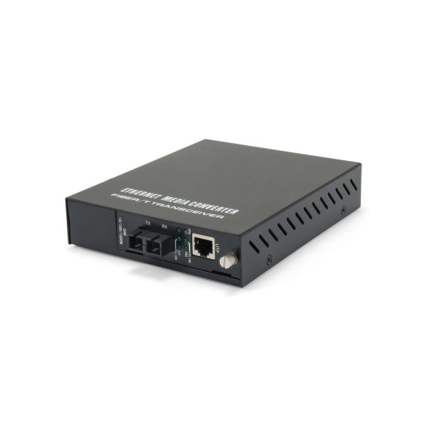 LevelOne GVM-1220 netwerk media converter 1000 Mbit/s 1310 nm Single-mode Zwart (GVM-1220)