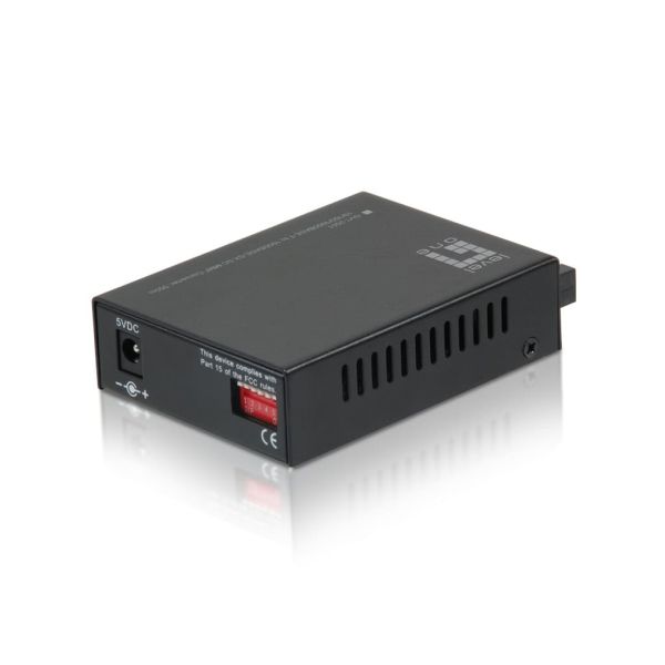 LevelOne GVT-2001 netwerk media converter 1000 Mbit/s 850 nm Multimode Zwart (GVT-2001)