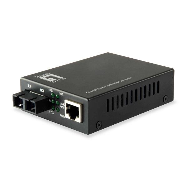 LevelOne GVT-2002 netwerk media converter 1000 Mbit/s 1310 nm Single-mode Zwart (GVT-2002) LevelOne GVT-2002 netwerk media converter 1000 Mbit/s 1310 nm Single-mode Zwart (GVT-2002)