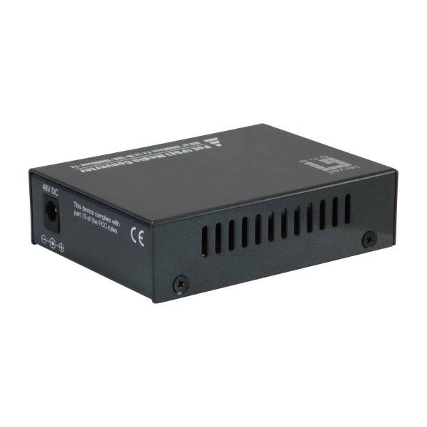 LevelOne GVT-2012 netwerk media converter 1000 Mbit/s Zwart (GVT-2012)