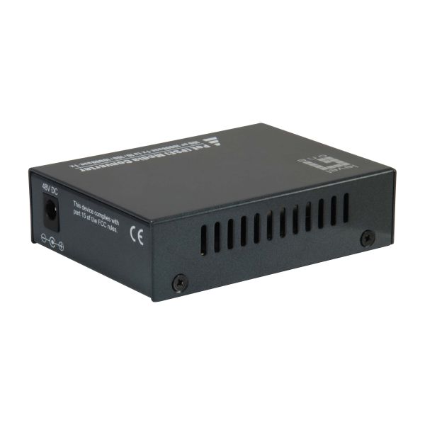 LevelOne GVT-2012 netwerk media converter 1000 Mbit/s Zwart (GVT-2012)