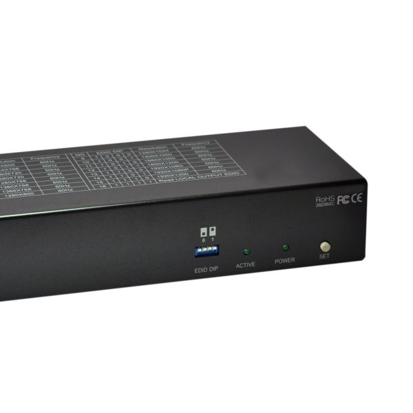 LevelOne HVE-9118T AV-zender Zwart (HVE-9118T)