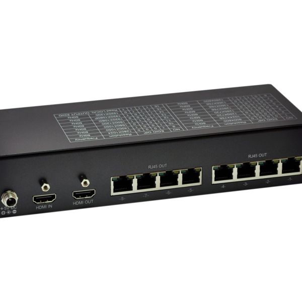 LevelOne HVE-9118T AV-zender Zwart (HVE-9118T)