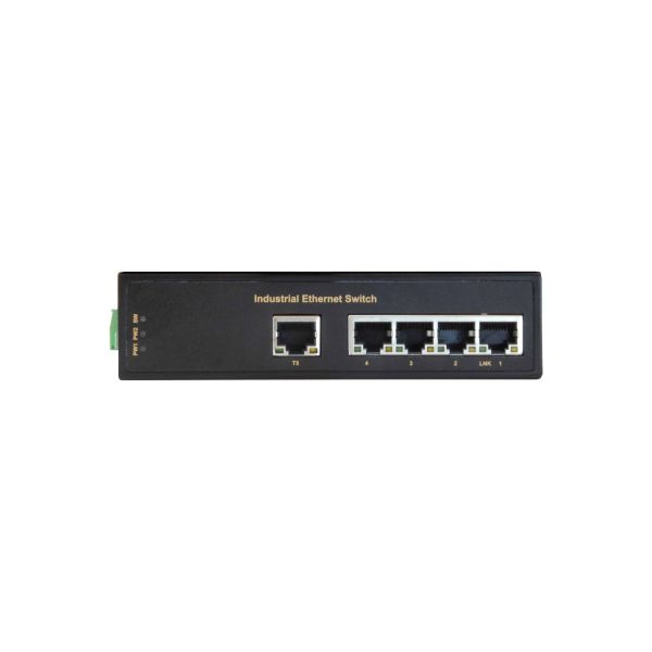 LevelOne IFS-0501 netwerk-switch Unmanaged Fast Ethernet (10/100) Zwart (IFS-0501)