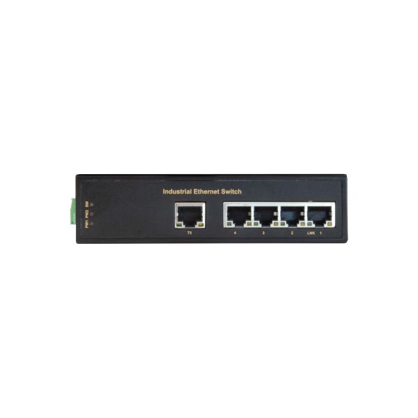 LevelOne IFS-0501 netwerk-switch Unmanaged Fast Ethernet (10/100) Zwart (IFS-0501)
