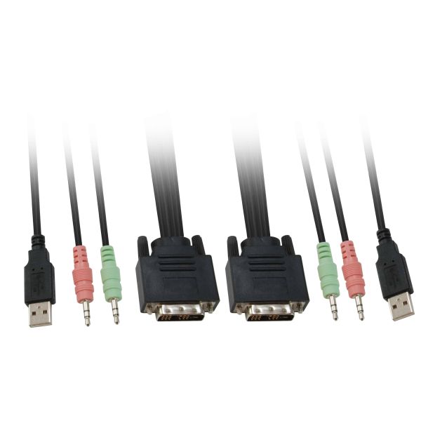 LevelOne KVM-0260 KVM-switch Zwart, Grijs (KVM-0260)