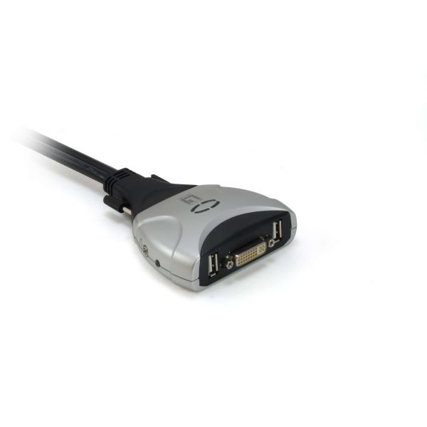 LevelOne KVM-0260 KVM-switch Zwart, Grijs (KVM-0260)