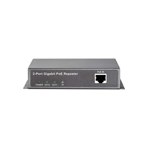LevelOne POR-0122 netwerkextender Netwerkrepeater Zwart (POR-0122)