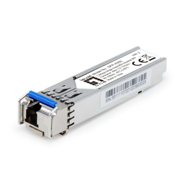 LevelOne SFP-4350 netwerk transceiver module Vezel-optiek 1250 Mbit/s (SFP-4350)