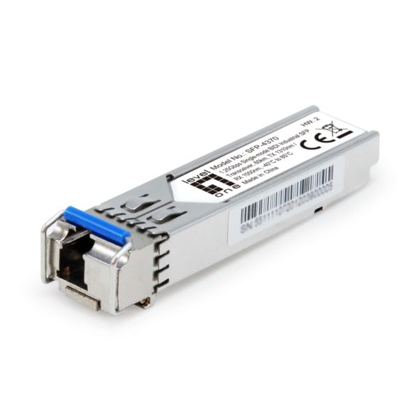 LevelOne SFP-4370 netwerk transceiver module Vezel-optiek 1250 Mbit/s (SFP-4370)