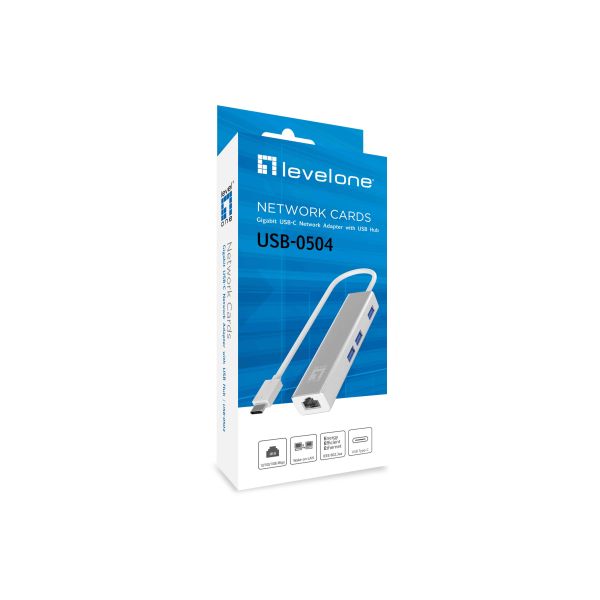 LevelOne USB-0504 netwerkkaart Ethernet 1000 Mbit/s (USB-0504)