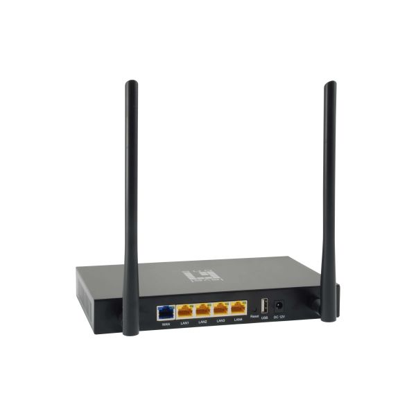 LevelOne WAP-6117 draadloos toegangspunt (WAP) 300 Mbit/s Zwart Power over Ethernet (PoE) (WAP-6117)