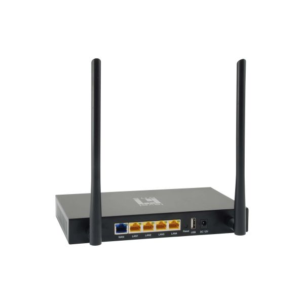 LevelOne WAP-6117 draadloos toegangspunt (WAP) 300 Mbit/s Zwart Power over Ethernet (PoE) (WAP-6117)