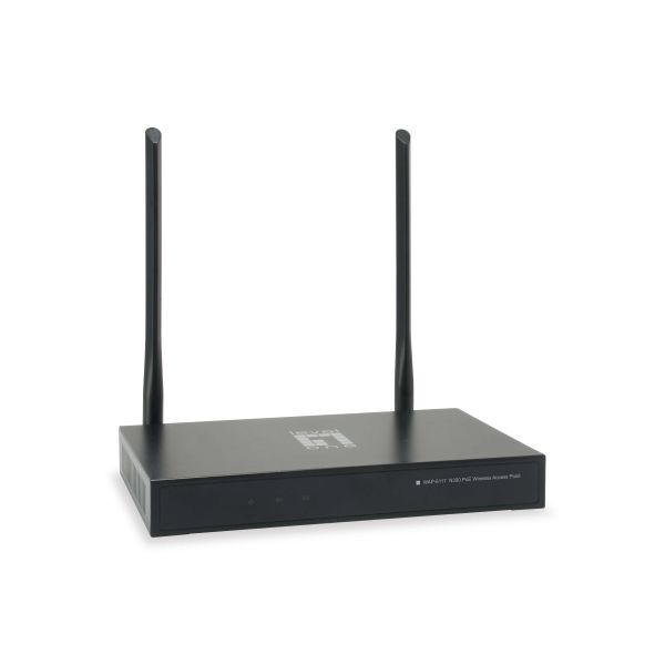 LevelOne WAP-6117 draadloos toegangspunt (WAP) 300 Mbit/s Zwart Power over Ethernet (PoE) (WAP-6117)