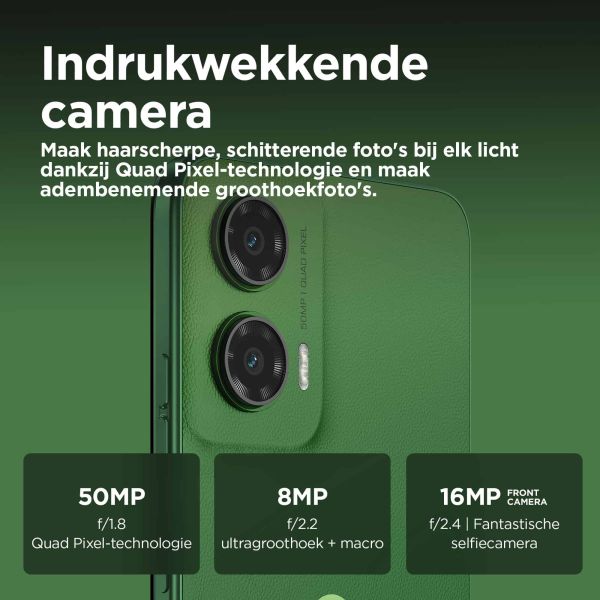 Motorola moto G35 5G 17,1 cm (6.72") Dual SIM Android 14 USB Type-C 4 GB 128 GB 5000 mAh Groen (PB3K0032IT)