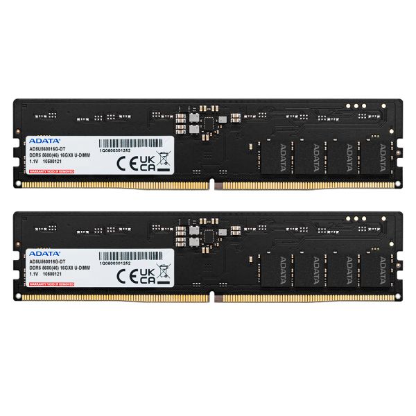ADATA AD5U560032G-DT geheugenmodule 64 GB 2 x 32 GB DDR5 (AD5U560032G-DT)