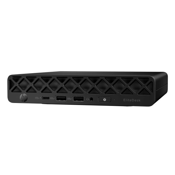 HP EliteDesk 8 Mini G1a AMD Ryzen™ 5 PRO 215 16 GB DDR5-SDRAM 512 GB SSD Windows 11 Pro Mini PC Zwart (998V4ET#ABH)