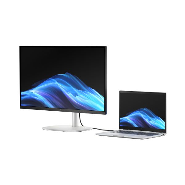 HP EliteStudio 8 G1i 27 AI Intel Core Ultra 5 235 60,5 cm (23.8") 1920 x 1080 Pixels Alles-in-één-pc 16 GB DDR5-SDRAM 512 GB SSD Windows 11 Pro Wi-Fi 7 (802.11be) AI PC Zilver (A55R6ET#ABH)