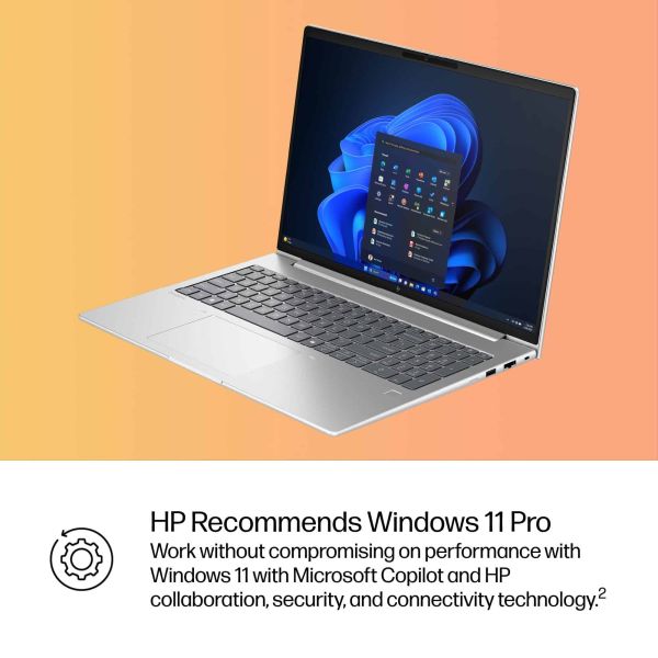 HP EliteBook 6 G1i 16 inch Notebook AI PC Laptop 512 GB SSD Windows 11 Pro (AD2W0ET#ABH)