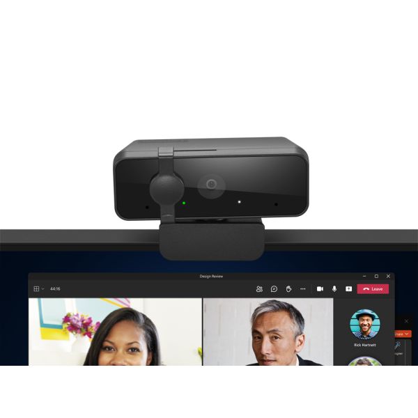 Lenovo Essential FHD Gen2 webcam 1920 x 1080 Pixels USB 2.0 Zwart (4XC1S15018)