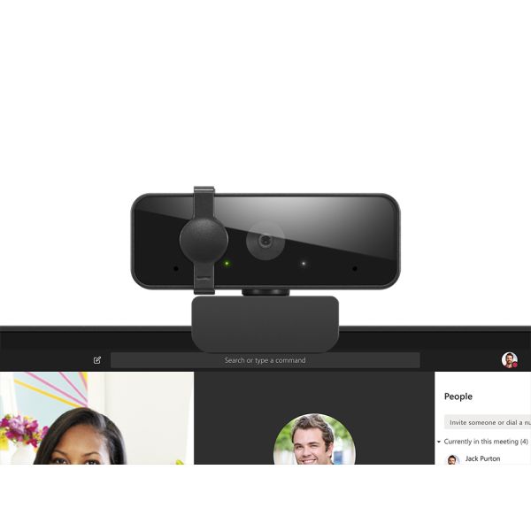 Lenovo Essential FHD Gen2 webcam 1920 x 1080 Pixels USB 2.0 Zwart (4XC1S15018)