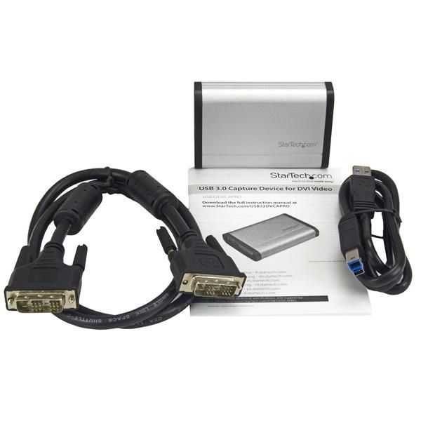 StarTech.com USB 3.0 opname apparaat voor High-Performance DVI Video 1080p 60fps Aluminium (USB32DVCAPRO)