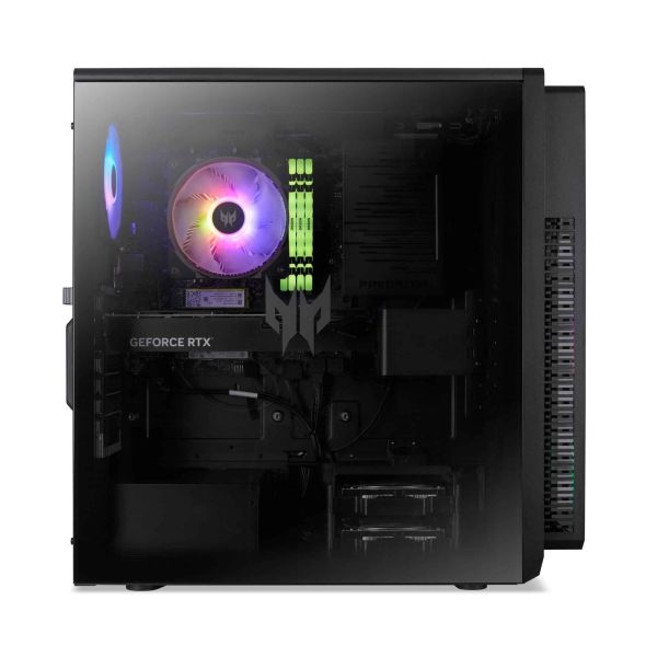 Acer Predator PO5-660 Intel Core Ultra 7 265F 32 GB DDR5-SDRAM 2,05 TB SSD NVIDIA GeForce RTX 5070 Windows 11 Home Desktop PC Zwart (DG.E4EEG.001)