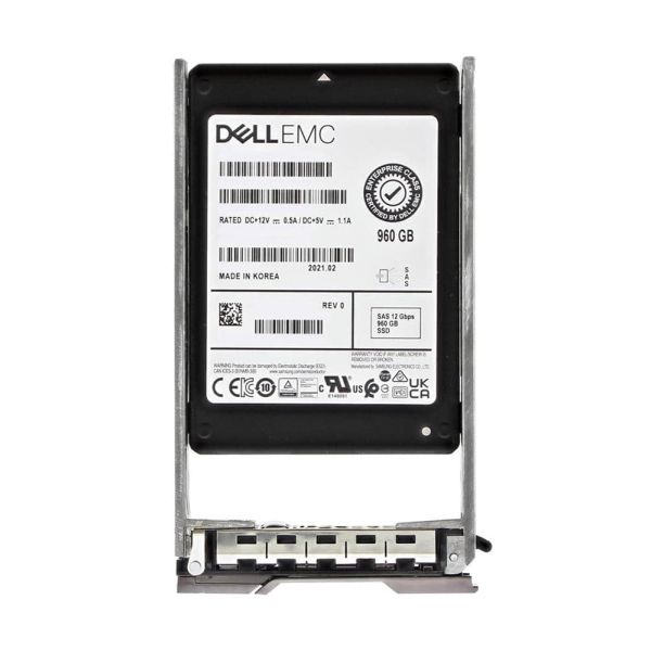Dell 960GB SSD 2.5 SAS 12G RI (400-AXOR-RFB)