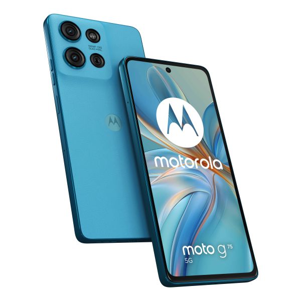 Motorola moto g75 5G 17,2 cm (6.78") Hybride Dual SIM Android 14 USB Type-C 8 GB 256 GB 5000 mAh Blauw (840023273674) Motorola moto g75 5G 17,2 cm (6.78") Hybride Dual SIM Android 14 USB Type-C 8 GB 256 GB 5000 mAh Blauw (840023273674)