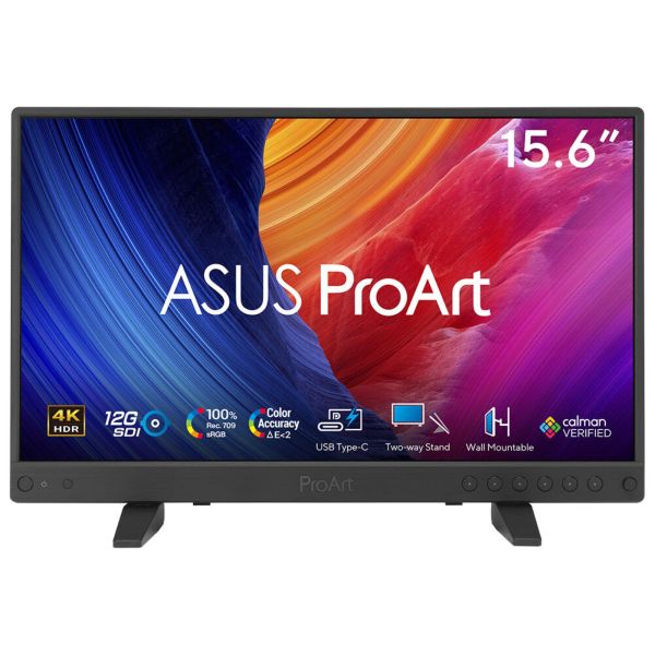 ASUS ProArt PA16USV computer monitor 39,6 cm (15.6") 3840 x 2160 Pixels 4K Ultra HD LCD Zwart (90LM09Z3-B01370)