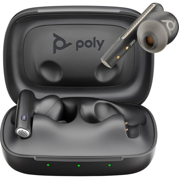 Poly Voyager Free 60 UC M Carbon Black Earbuds + BT700 USB-A-adapter + oplaadcase basis (7Y8L7AA)