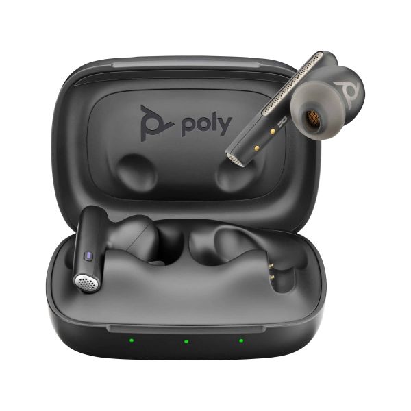 HP Poly Voyager Free 60 UC M Carbon Black Earbuds + BT700 USB-A-adapter + oplaadcase basis (7Y8L7AA)