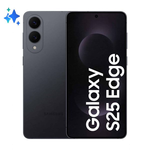 Samsung Galaxy S25 Edge 17 cm (6.7") Dual SIM Android 15 5G USB Type-C 12 GB 256 GB 3900 mAh Zwart (SM-S937BZKDEUE)
