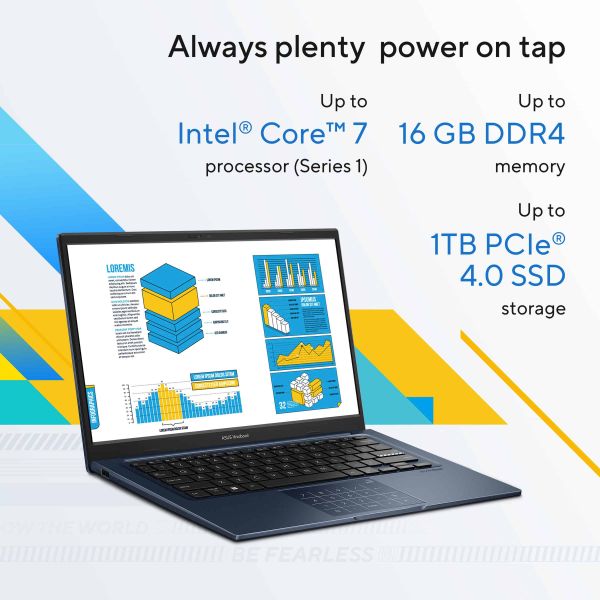 ASUS Vivobook 14 X1404ZA-NK525W Intel® Core™ i3 i3-1215U Laptop 35,6 cm (14") Full HD 8 GB DDR4-SDRAM 512 GB SSD Wi-Fi 6E (802.11ax) Windows 11 Home Nederlands Zilver (X1404ZA-NK525W)