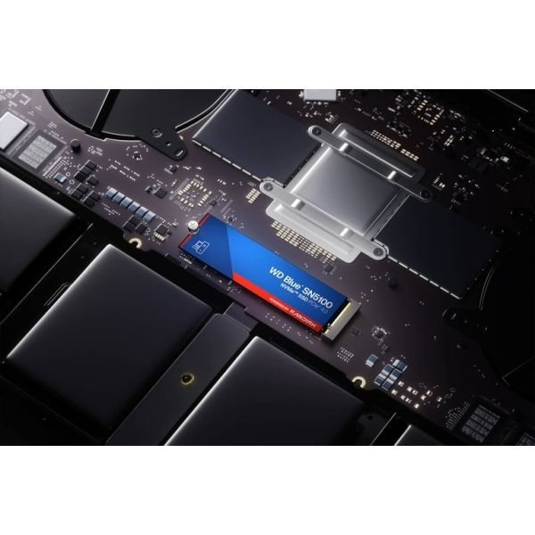 Western Digital WDS500G5B0E-00CPE0 SN5100 BLUE SSD, 500GB, M.2, PCIe Gen 4.0, 3D QLC, 6600MB/s (WDS500G5B0E-00CPE0)
