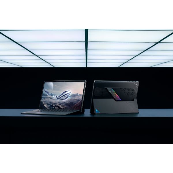 ASUS ROG Flow Z13 GZ302EA-RU075W AMD Ryzen Al Max+ 395 Laptop 34 cm (13.4") Touchscreen WQXGA 32 GB LPDDR5x-SDRAM 1 TB SSD Wi-Fi 7 (802.11be) Windows 11 Home Duits Zwart (90NR0JY1-M004T0)