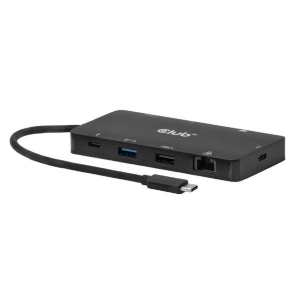 CLUB3D CSV-2552 interface hub USB Type-C 5000 Mbit/s Zwart (CSV-2552)