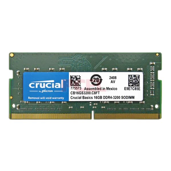 Crucial 16 GB DDR4-RAM SO-DIMM PC3200 Crucial (CB16GS3200)