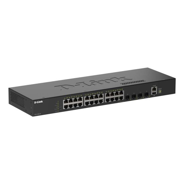 D-Link DGS-1530-28/E netwerk-switch Managed L2 Gigabit Ethernet (10/100/1000) Zwart (DGS-1530-28/E)