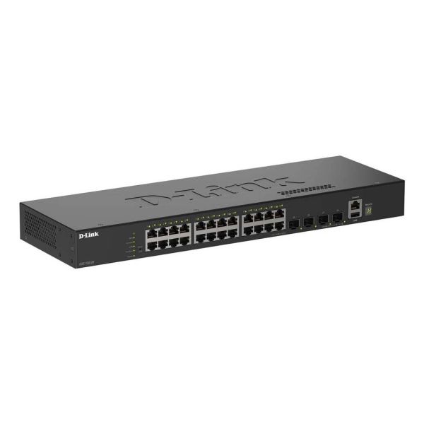 D-Link DGS-1530-28/E netwerk-switch Managed L2 Gigabit Ethernet (10/100/1000) Zwart (DGS-1530-28/E)