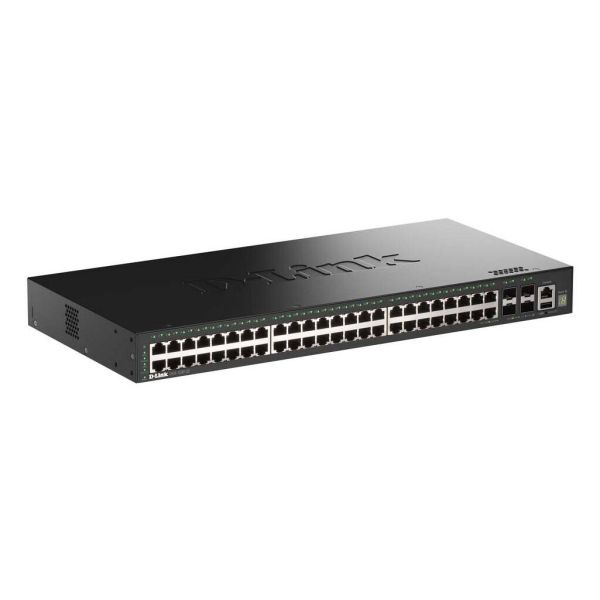 D-Link DGS-1530-52/E netwerk-switch Managed L2 Gigabit Ethernet (10/100/1000) Zwart (DGS-1530-52/E)