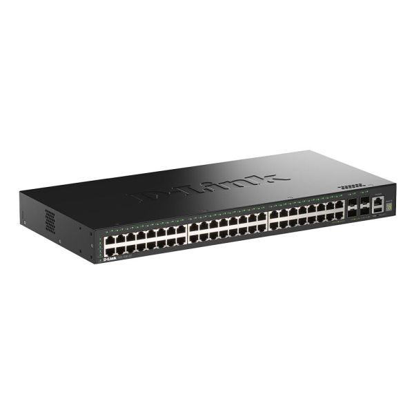 D-Link DGS-1530-52/E netwerk-switch Managed L2 Gigabit Ethernet (10/100/1000) Zwart (DGS-1530-52/E)