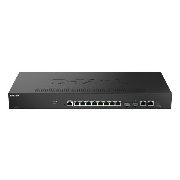 D-Link DMS-1250-12/E netwerk-switch Managed L2 10G Ethernet (100/1000/10000) Zwart (DMS-1250-12/E)