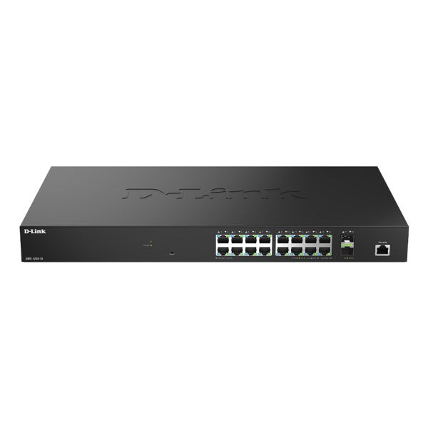 D-Link DMS-1250-18/E netwerk-switch Managed L2 2.5G Ethernet (100/1000/2500) Zwart (DMS-1250-18/E)