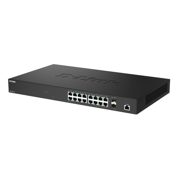 D-Link DMS-1250-18/E netwerk-switch Managed L2 2.5G Ethernet (100/1000/2500) Zwart (DMS-1250-18/E)