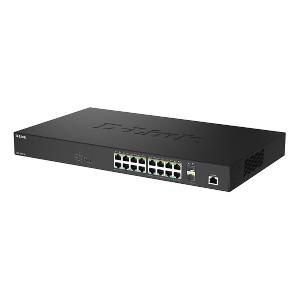D-Link DMS-1250-18P/E netwerk-switch Managed L2 2.5G Ethernet (100/1000/2500) Power over Ethernet (PoE) Zwart (DMS-1250-18P/E)