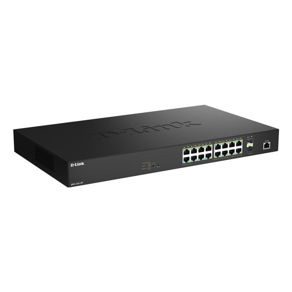 D-Link DMS-1250-18P/E netwerk-switch Managed L2 2.5G Ethernet (100/1000/2500) Power over Ethernet (PoE) Zwart (DMS-1250-18P/E)
