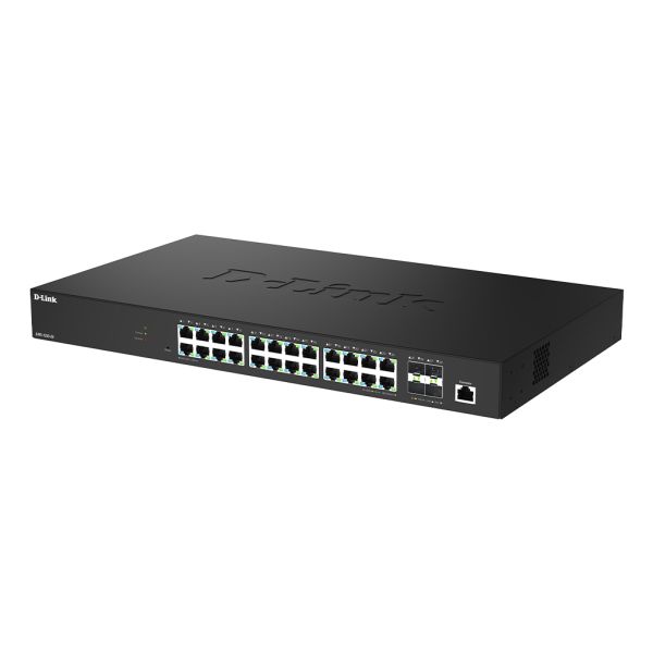 D-Link DMS-1250-28/E netwerk-switch Managed L2 2.5G Ethernet (100/1000/2500) Zwart (DMS-1250-28/E)