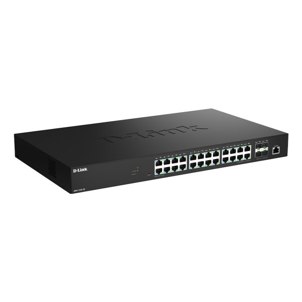 D-Link DMS-1250-28/E netwerk-switch Managed L2 2.5G Ethernet (100/1000/2500) Zwart (DMS-1250-28/E)