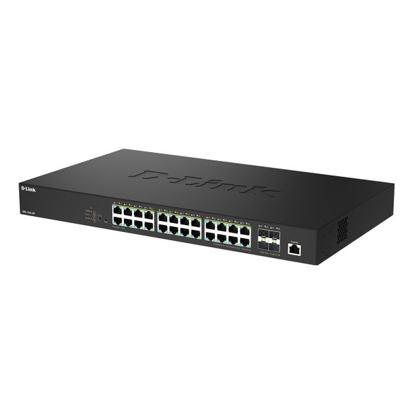 D-Link DMS-1250-28P/E netwerk-switch Managed L2 2.5G Ethernet (100/1000/2500) Power over Ethernet (PoE) Zwart (DMS-1250-28P/E)